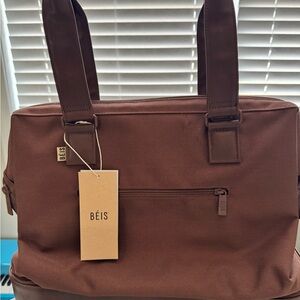Mini Weekender Beis Bag in Maple